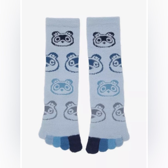 Animal Crossing: New Horizons Crew Socks & Fuzzy Crew Toe Socks Bundle - Picture 12 of 13
